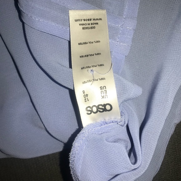 ASOS Long chiffon shirt dress with waist cutouts - Picture 8 of 8